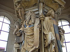 Puits de Moïse v Champmol Charterhouse v Dijonu