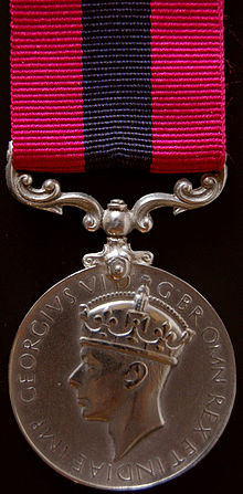 Distinguished Conduct Medal as awarded by King George VI Distinguished Conduct Medal - George VI (front).jpg