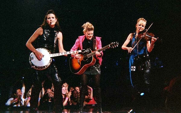 The Dixie Chicks performing at Madison Square Garden on June 20, 2003, during the Top of the World Tour