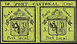 Kantonalbriefmarke „Doppelgenf“