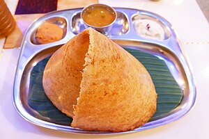 Dosa at Sri Ganesha Restauran, Bangkok (44570742744).jpg