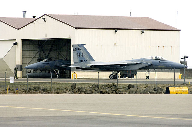 U.S. Air Force F-15 stationed at Keflavik