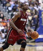 Dwyane Wade was selected 5th overall by the Miami Heat.