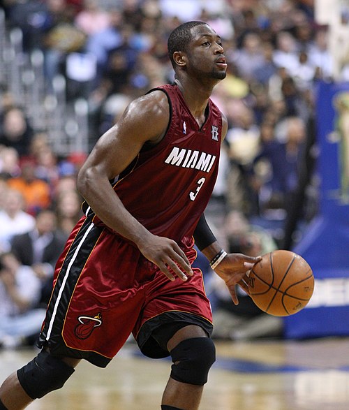 Dwyane Wade was selected 5th overall by the Miami Heat.