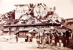 Джамбазтепе в Пловдив, края на XIX в.