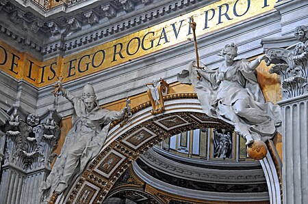 ไฟล์:Ecclesiastical Authority (left) and Divine Justice (right) allegories in Saint Peter's Basilica.jpg