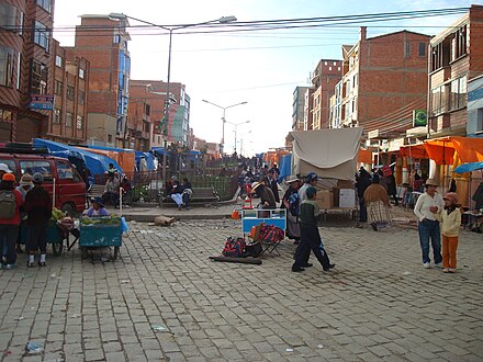 Street market in El Alto