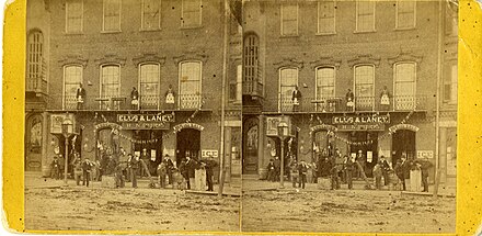 Ells & Laney Saloon-Restaurant, Macon, Georgia, circa 1876