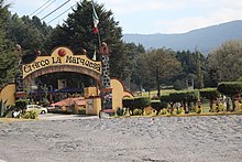 Entrada al centro ecoturístico El Arco