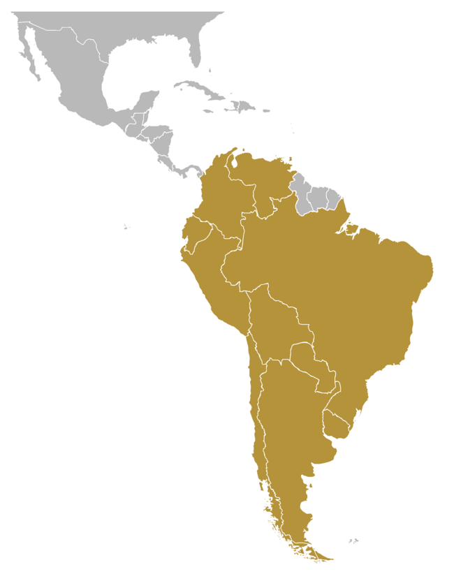 Copa de Campeones de América 1964 está ubicado en América del Sur