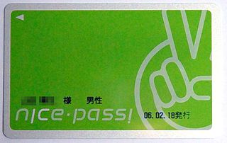 <span class="mw-page-title-main">NicePass</span> Smart card ticketing system used in Hamamatsu, Japan