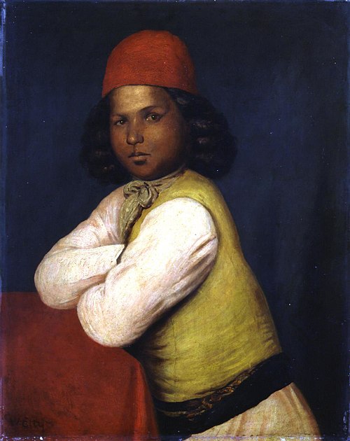 The Missionary Boy (1805–06) is thought to be Etty's oldest significant surviving painting.