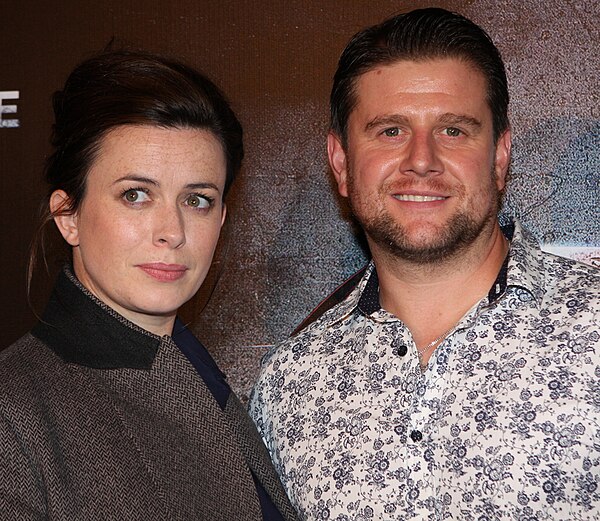 Kai Owen pictured with on-screen wife Eve Myles in 2013. In a 2009 interview Owen spoke positively of the effect his rapport with Myles had on his cha