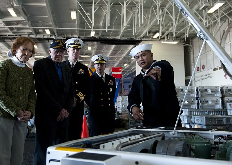 File:Ex-president Carter visits USS Carl Vinson 130222-N-TZ605-982.jpg
