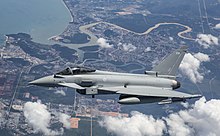 RAF Typhoon aircraft on Exercise Bersama Lima 2019 at RMAF Butterworth. Ex BERSAMA LIMA 2019 m358.jpg