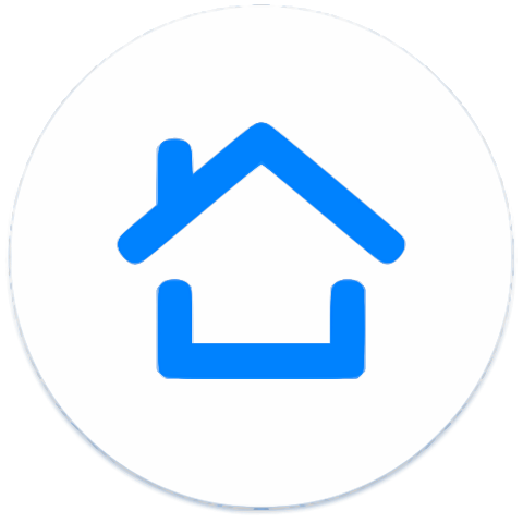 house icon blue