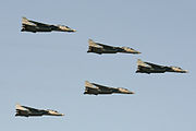 編隊飛行するイラン空軍機（2011年）