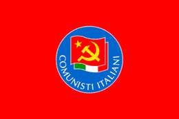 Drapeau du Parti des communistes italiens.png