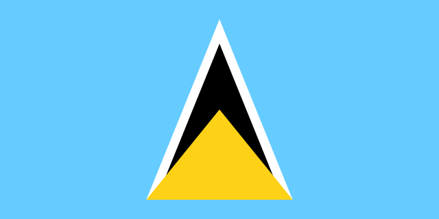Description de l'image Flag of Saint Lucia.svg.