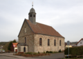 English: Catholic Church in Döngesmühle, Flieden, Hesse, Germany This is a picture of the Hessian Kulturdenkmal (cultural monument) with the ID Unknown? (Wikidata)