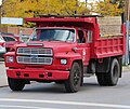 Ford F-700 Diesel dump truck, front left view