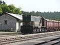 Deutsch: Güterzug beim Bahnhof Podgorje, Slovenien