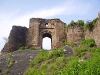 Gate of Pharwala Fort toward the Swaan stream.JPG
