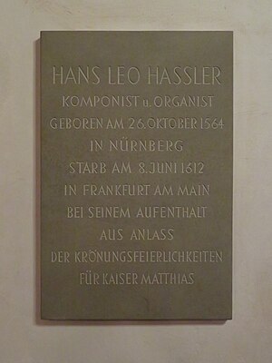 Hans Leo Haßler: Leben, Erhebung in den Adelsstand, Werk