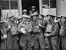 George Formby, 1940 George Formby with the army in France, 1940, F 3084.jpg