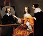 Gerard van Honthorst, Margareta Maria de Roodere i jej rodzice, 1652