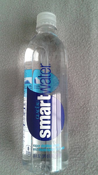 File:Glaceau Smartwater 20oz bottle.jpg