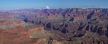 The Grand Canyon, seen here from Moran Point, is among the most famous locations in the country. Grand Canyon from Moran Point.jpeg