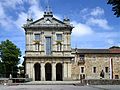 * Nomination Church of the Monastery of Grijó, main facade, Portugal -- Alvesgaspar 11:37, 28 December 2014 (UTC) * Promotion Good quality, but the left side should be cropped a bit, the tube (above the tree) is somewhat disturbing --DKrieger 11:51, 28 December 2014 (UTC)