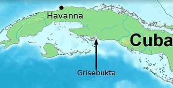 Kart som viser Grisebukta