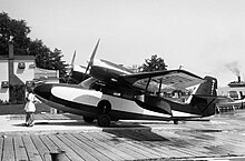 Grumman Widgeon at Garland's Seaplane Base on the Detroit River in 1947