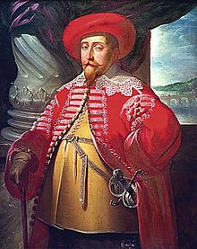 Gustavo II Adolfo, re di Svezia, in abiti da nobile polacco