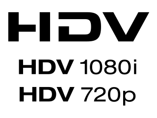 HDV Magnetic tape-based HD videocassette format for camcorders