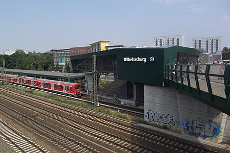 Hamburg S Bahn Wilhelmsburg DS654n