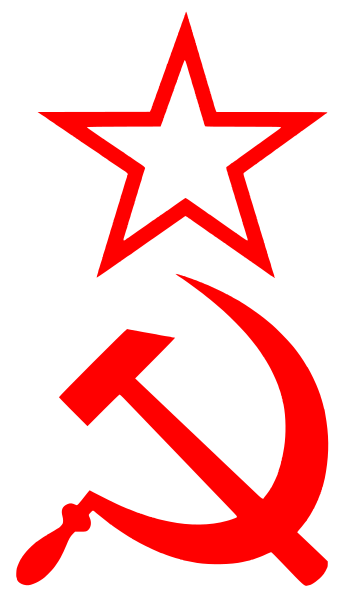 File:Hammer Sickle Star red.svg