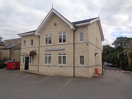 Handelsbanken's branch office in Wetherby, England.