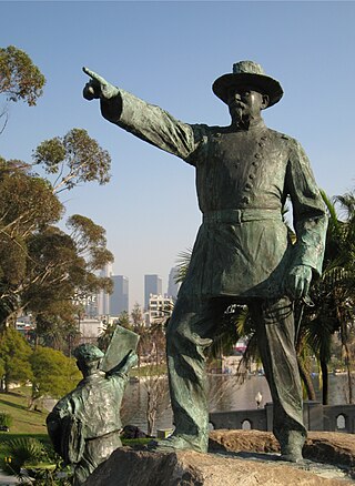 <span class="mw-page-title-main">Statue of Harrison Gray Otis</span> Monument in Los Angeles, California, U.S.