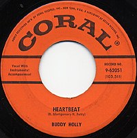 Canción De Buddy Holly Heartbeat: Grabación, Lanzamientos, Versiones