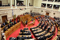 Hellenic Parliament-MPs swearing in.png