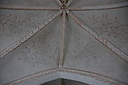 English: Fresco in Hesselager church, Svendborg, Denmark