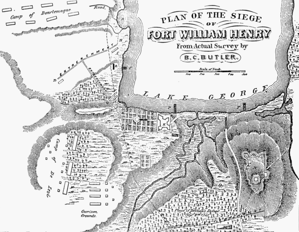 Plan of the Siege of Fort William Henry