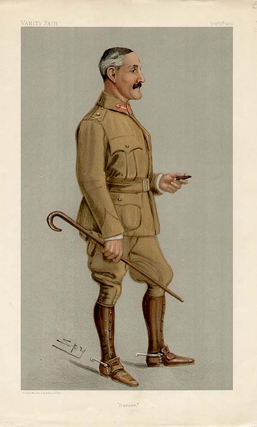 Smith-Dorrien caricatured by Spy for Vanity Fair, 1901