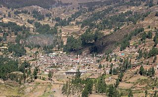 <span class="mw-page-title-main">Huari District</span> District in Ancash, Peru