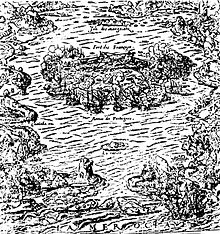 Attack of French Villegagnon island by the Portuguese on 15 March 1560. Ile-de-villegagnon.jpg