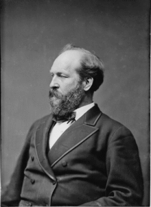 U.S. President James Garfield was also President of the Literary Society at the time his assassination in 1881. The Society members published a book of essays in his memory. James Garfield After.gif