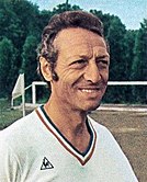 Photographie de Jean Vincent, entraîneur du FC Nantes, en 1978.